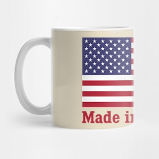 Patriotic Red White Blue Stars And Stripes Flag Mug